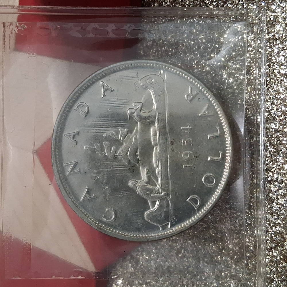 1954 CANADIAN SILVER DOLLAR
